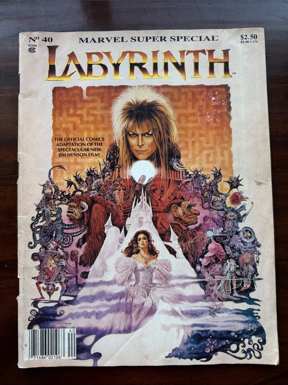 Marvel Super Special No. 40 Labyrinth, 80s, Vintage, David Bowie